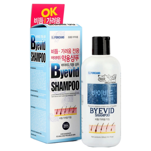 포켄스 바이비드 약용 애견샴푸, 1개, 300ml