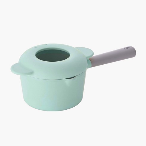 네오플램 인덕션 베베 편수 밀크팬 16cm + 쿠킹가드 세트, 민트, 1개