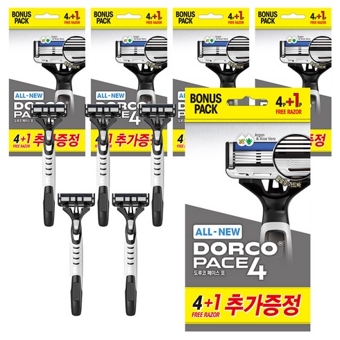 PACE ALL NEW 페이스 포 휴대용 면도기, 5개입, 5개