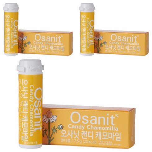 오사닛 캔디, 캐모마일, 3개, 7.5g