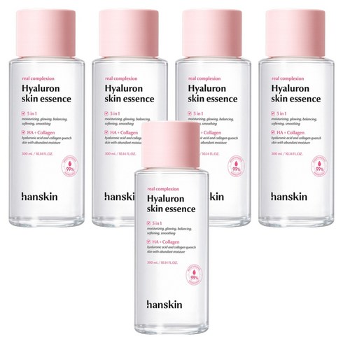 한스킨 리얼 컴플렉션 히알루론 스킨 에센스, 300ml, 5개