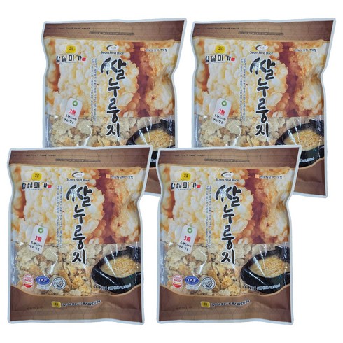 황실미가 쌀누룽지, 1kg, 4개
