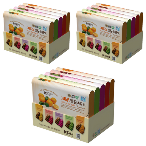 제키스 제주 종합 초콜릿 5종 세트, 175g, 3세트