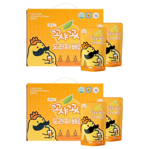 꼬샤꼬샤 도라지 배즙, 110ml, 100개