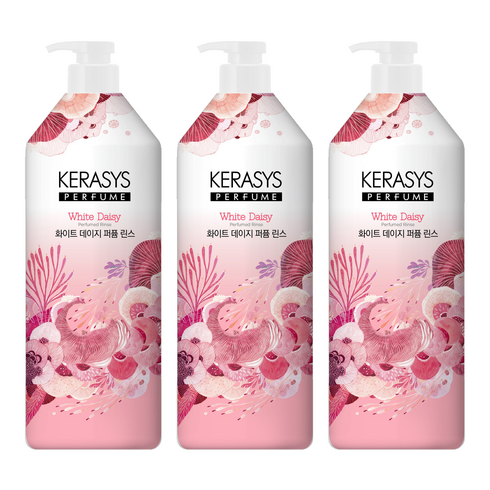 케라시스 화이트 데이지 퍼퓸 린스, 3개, 1L