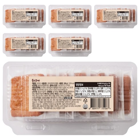 꿀이구마 수제 모약과, 280g, 6개