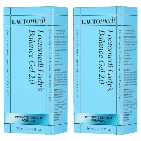 메디온 락토메디 레이디스 수용성 밸런스 젤 2.0, 150ml, 2개