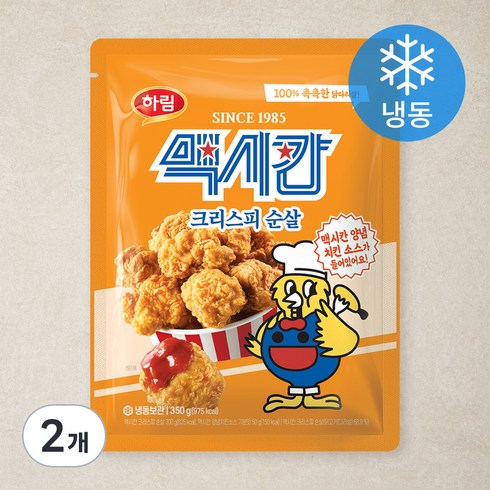 맥시칸 크리스피 순살 (냉동), 350g, 2개
