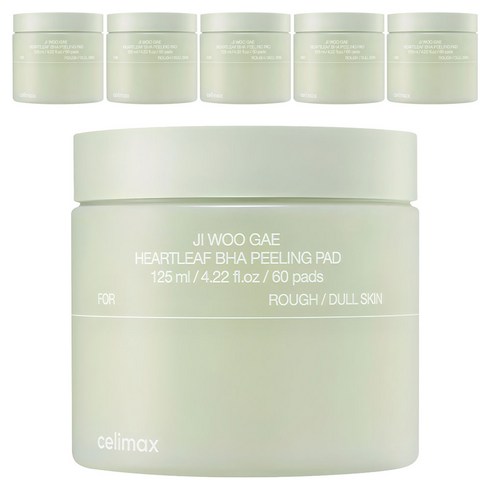 셀리맥스 어성초 BHA 지우개 필링 패드, 60매입, 125ml, 6개