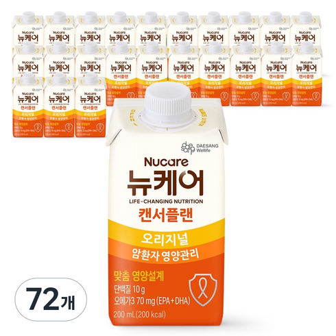 뉴케어 캔서플랜 오리지널 환자영양식, 200ml, 72개