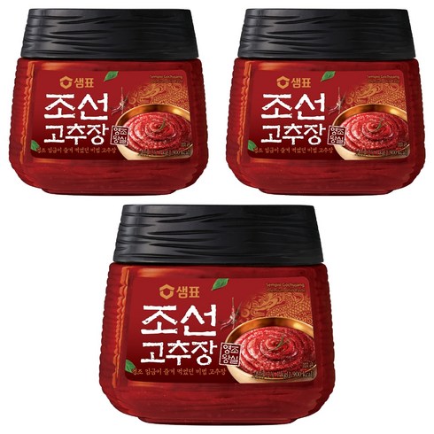 샘표 조선 고추장, 1kg, 3개