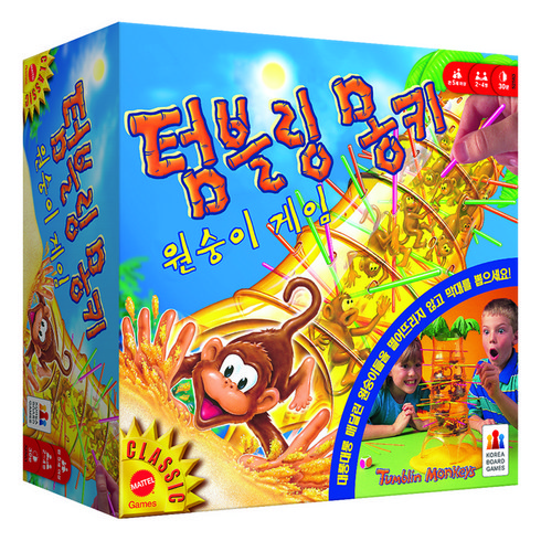 마텔게임 텀블링몽키 균형잡기 게임, 혼합색상, 1개