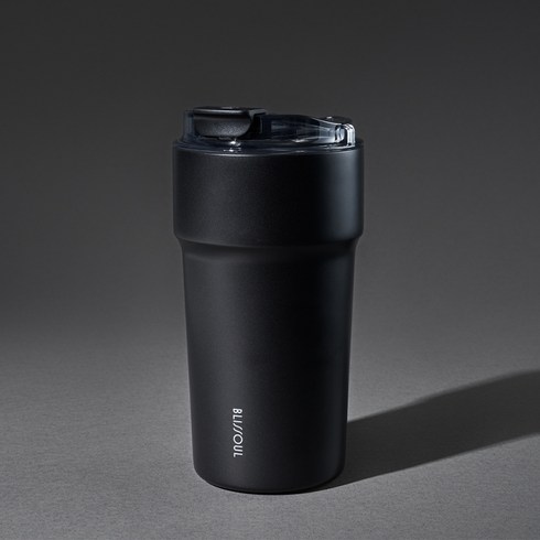 락앤락 블리쏘울 티타늄 텀블러 LHC4376BLK, 리치 블랙, 1개, 500ml