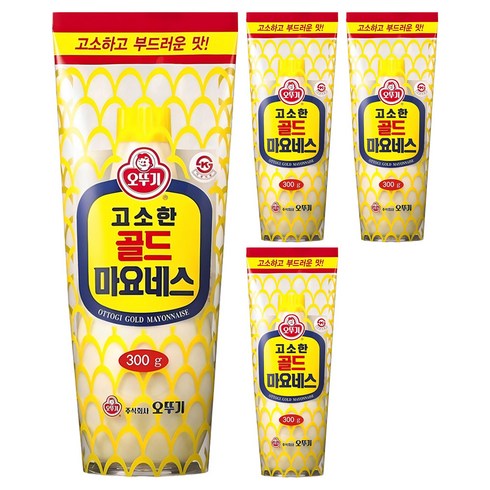 오뚜기 고소한 골드 마요네스, 300g, 4개