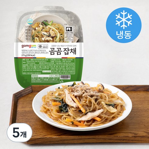 곰곰 잡채 (냉동), 275g, 5개