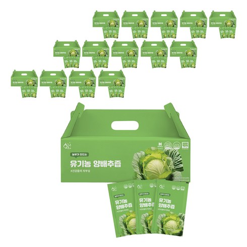 황금이네 농부가 만드는 양배추즙 100ml 30포, 3L, 15세트