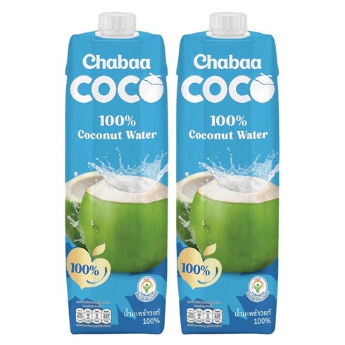 차바 코코넛워터, 2개, 1L