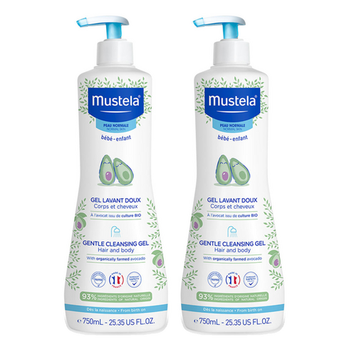 무스텔라 젠틀 탑투토 클렌징 젤, 750ml, 2개