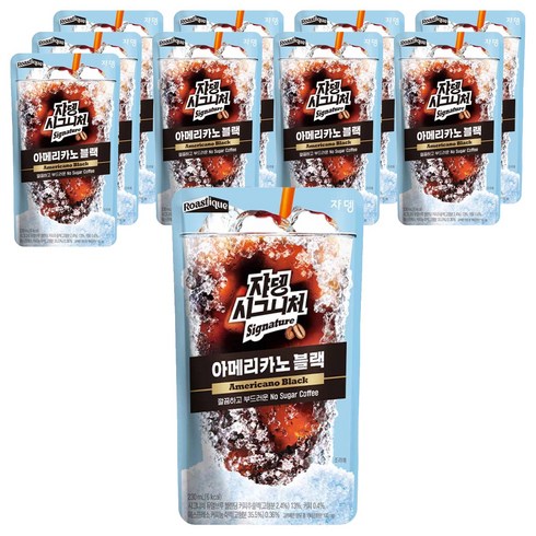 시그니처 아메리카노 블랙, 230ml, 10개