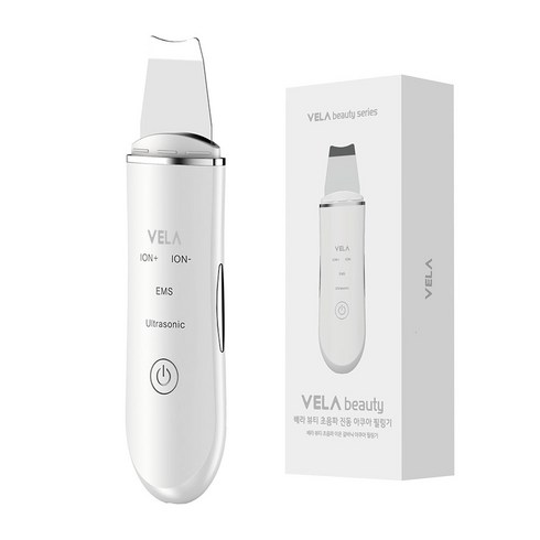 스카이 베라 뷰티 초음파 진동 아쿠아 필링기, VELA-BE-AP1, 화이트