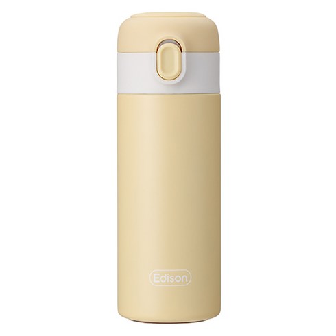 에디슨 원터치 키즈 텀블러, 옐로우, 250ml, 1개