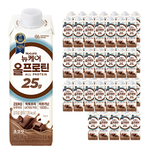뉴케어 올프로틴 초코맛, 245ml, 48개