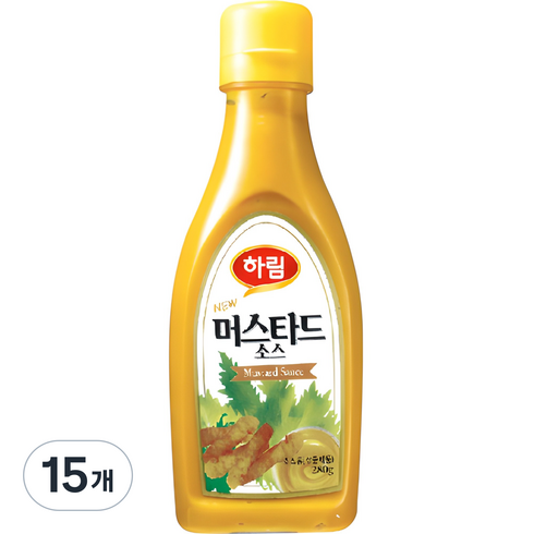 하림 뉴 머스타드 소스, 280g, 15개