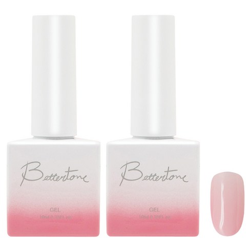 아이빛 베러톤 누드스킨 시럽 컬러 젤네일, BT-103누드인디핑크, 10ml, 2개