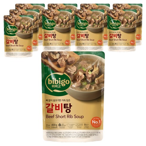 비비고 갈비탕, 400g, 10개