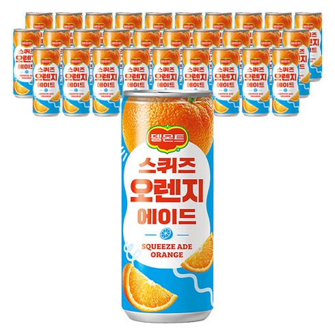 델몬트 스퀴즈 오렌지 에이드, 240ml, 30개