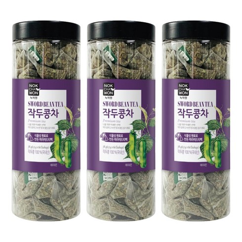 녹차원 작두콩차, 1.3g, 60개입, 3개