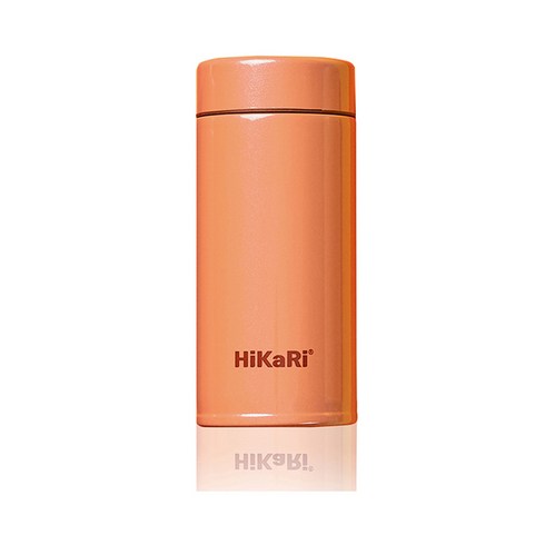 HiKaRi 레인보우 미니 보온보냉 스텐 텀블러, 머스크오렌지, 200ml, 1개