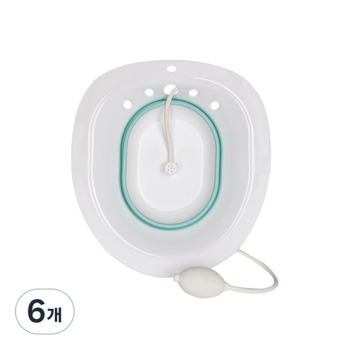 제이라이프 핸디 헬시 좌욕기, 6개, 그린