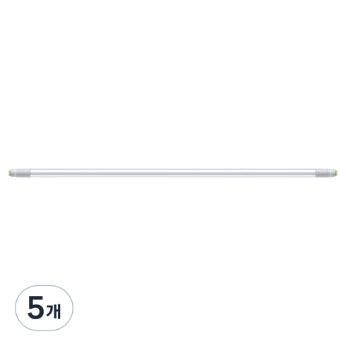 루미트론 LED 직관 형광등 18.5W T8, 주광색, 5개