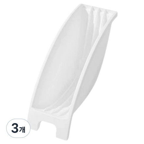 모노플리 주방 그릇 접시 수납 정리대 S, 3개, 화이트