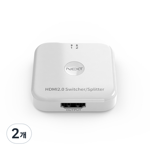 넥스트유 4K HDMI2.0 양방향 선택기 NEXT-3412SW4K, 혼합색상, 2개