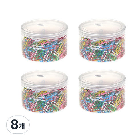 블루마토 컬러 클립1 28mm 500p세트, 500개, 8세트
