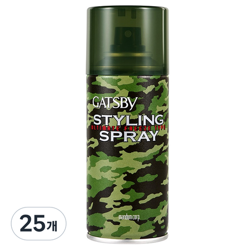 갸스비 왁스 킵 스프레이 울티메이트 프리즈, 183ml, 25개