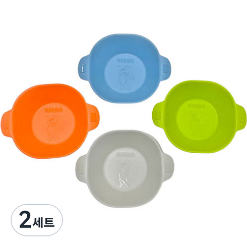하리보 골드베렌 시리얼볼 4종 세트, 오렌지, 블루, 오트밀, 그린, 2세트