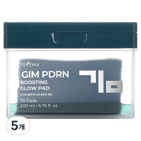 이즈앤트리 김 PDRN 부스팅 글로우 패드 200ml, 5개, 70매입
