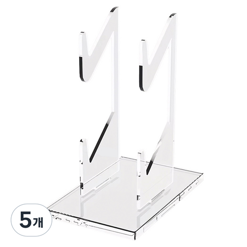 호후 PS5 / PS4 pro 듀얼센스 듀얼쇼크 프로콘 슬림 콘솔정리 컨트롤러 거치대, 투명, 5개