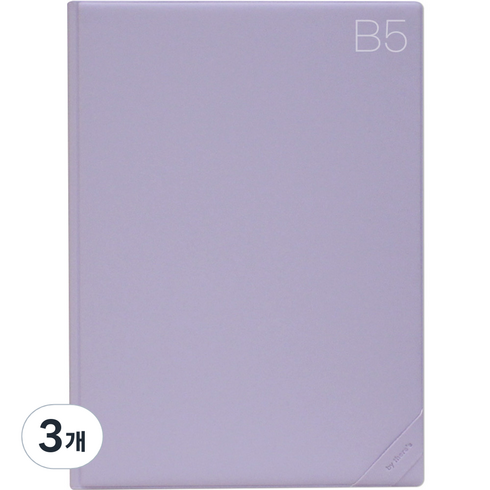 데얼스 도큐먼트 파일홀더 B5, 라벤더, 3개