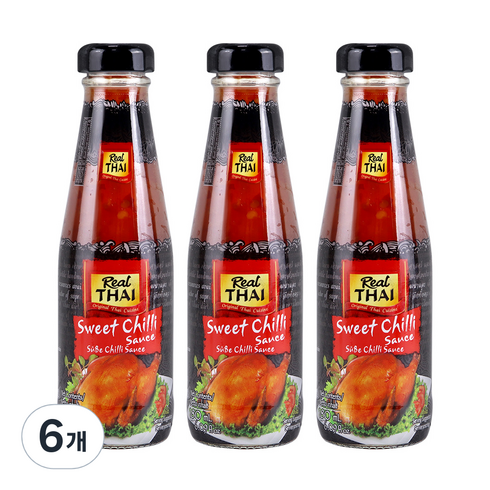 리얼타이 스위트 칠리 소스, 180ml, 6개