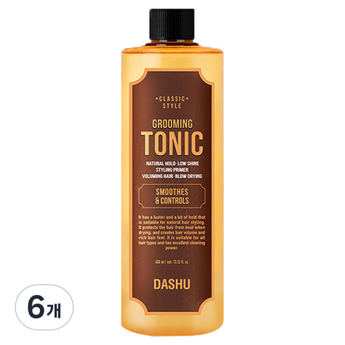 다슈 클래식 볼륨 그루밍 토닉 헤어스타일링, 400ml, 6개