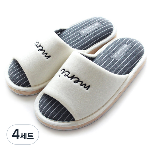라벨라코 메인 실내화, 크림, 4세트
