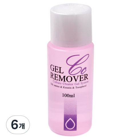 CC 씨씨 젤 리무버, 100ml, 6개