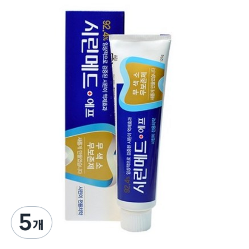 시린메드 에프 치약, 125g, 5개
