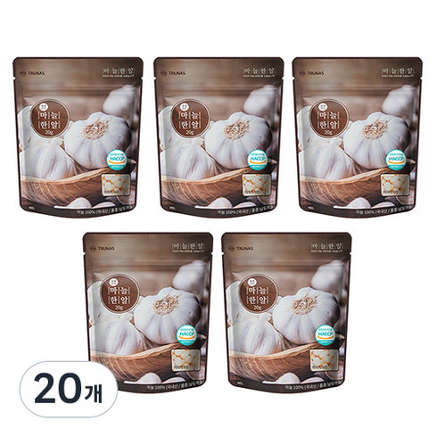 자연한알 간편양념 마늘한알, 20g, 20개