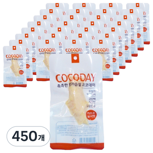 마코펫 고양이 촉촉한 닭가슴살 코코데이 간식, 가쓰오부시맛, 20g, 450개
