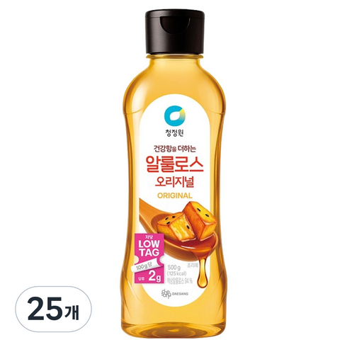 청정원 알룰로스 오리지널, 500g, 25개